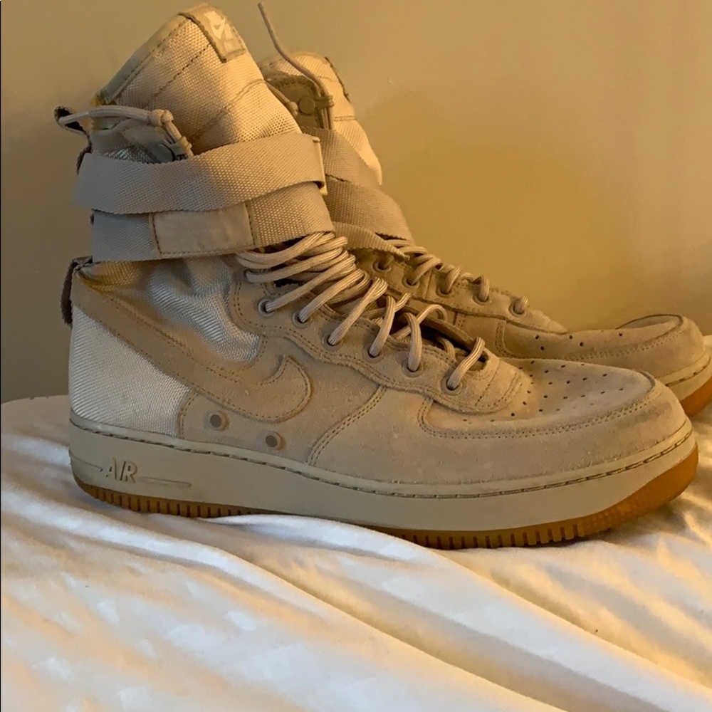 Used Nike Air Force ones strappy highs